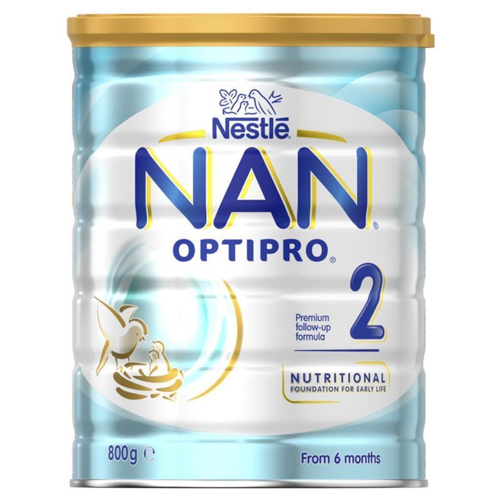 NAN 2 Optipro, для детей с 6 месяцев, смесь молочная сухая, с пробиотиками, 800 г, 1 шт.