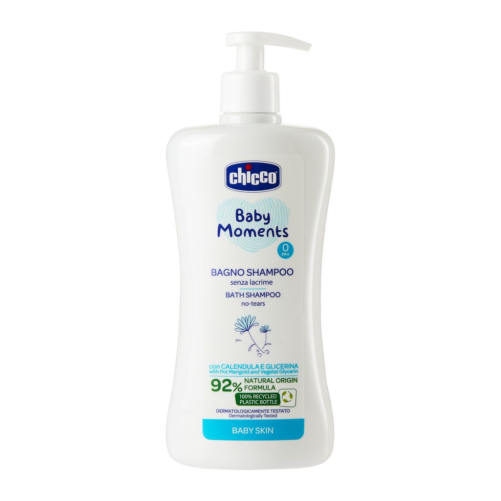 фото упаковки Chicco Baby moments Пена-шампунь без слез