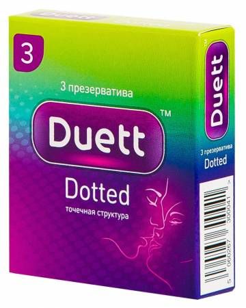 фото упаковки Презервативы Duett Dotted