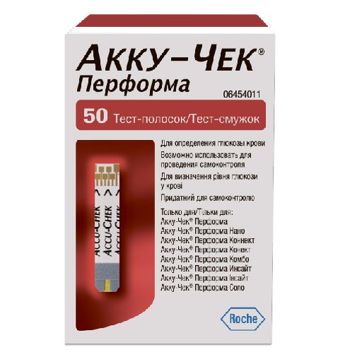 фото упаковки Accu-Chek Performa Тест-полоски