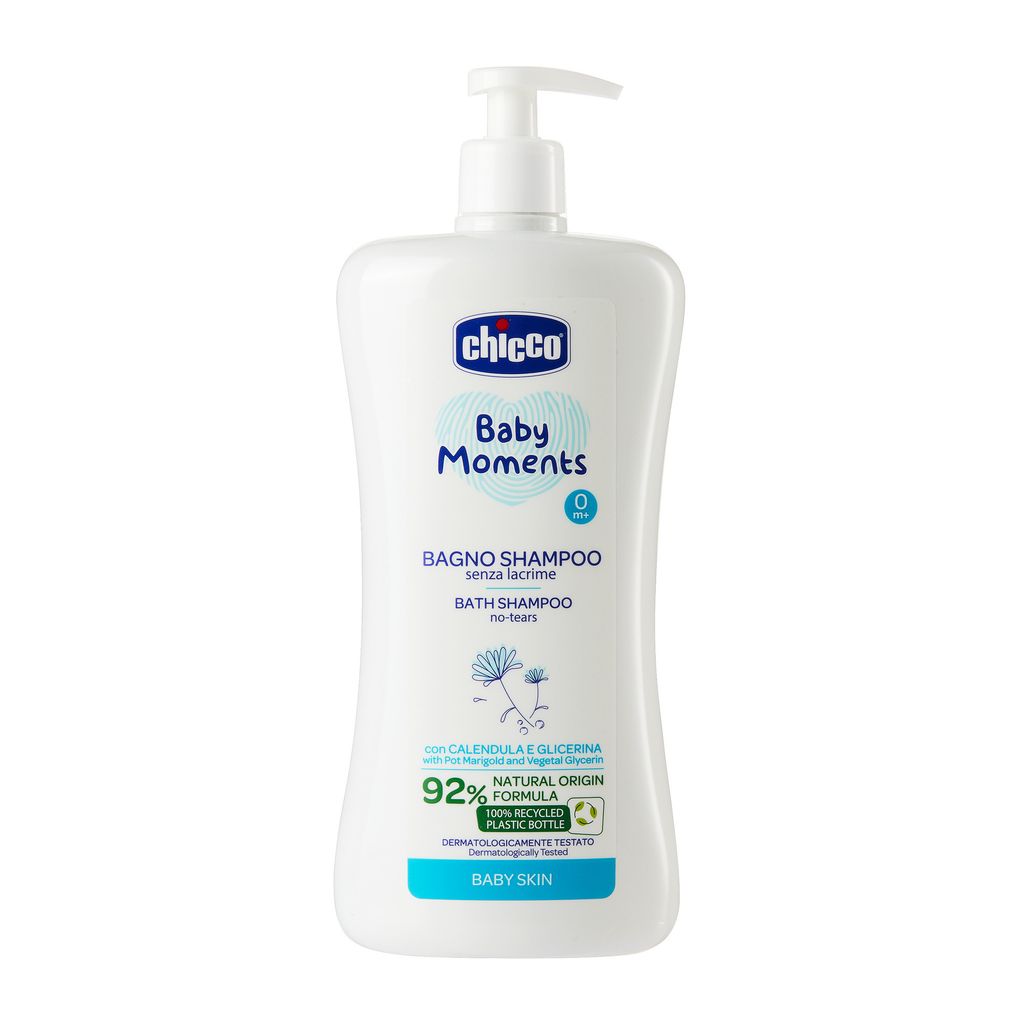 фото упаковки Chicco Baby moments Пена-шампунь без слез