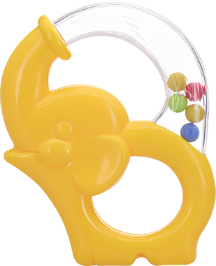 Курносики игрушка-погремушка Радужный слоник 6 мес+, в ассортименте, 1 шт.