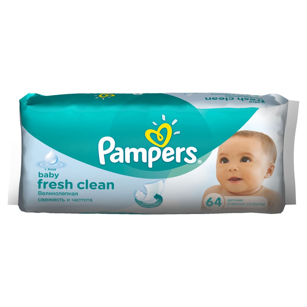 фото упаковки Pampers baby fresh Салфетки влажные детские