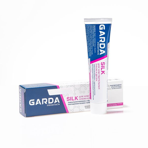 фото упаковки Silk Garda Зубная паста для чувствительных зубов и десен