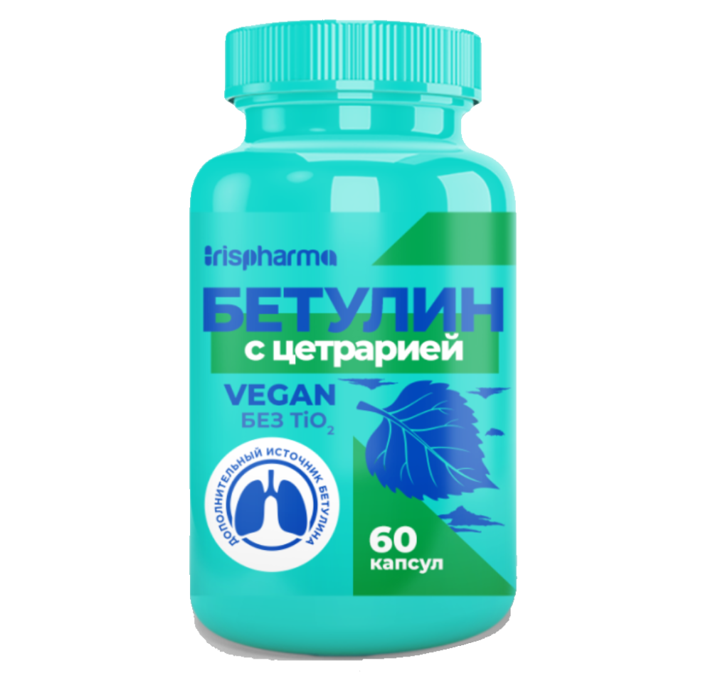 фото упаковки Irispharma Бетулин с цетрарией