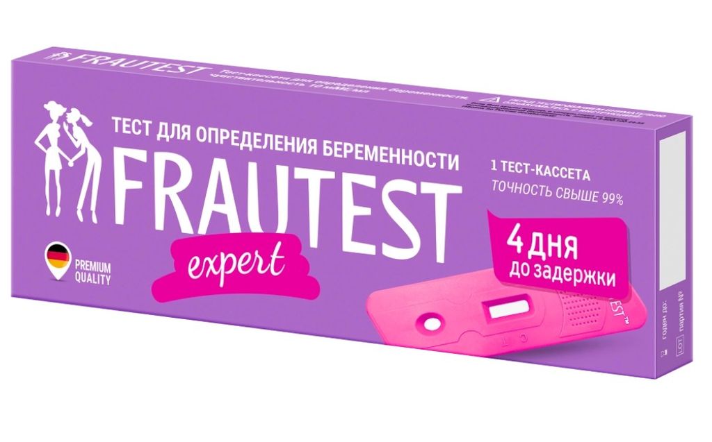фото упаковки Frautest Expert Тест на беременность