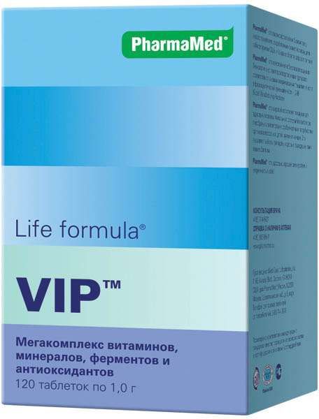 фото упаковки Life Formula VIP Мегакомплекс витаминов и минералов