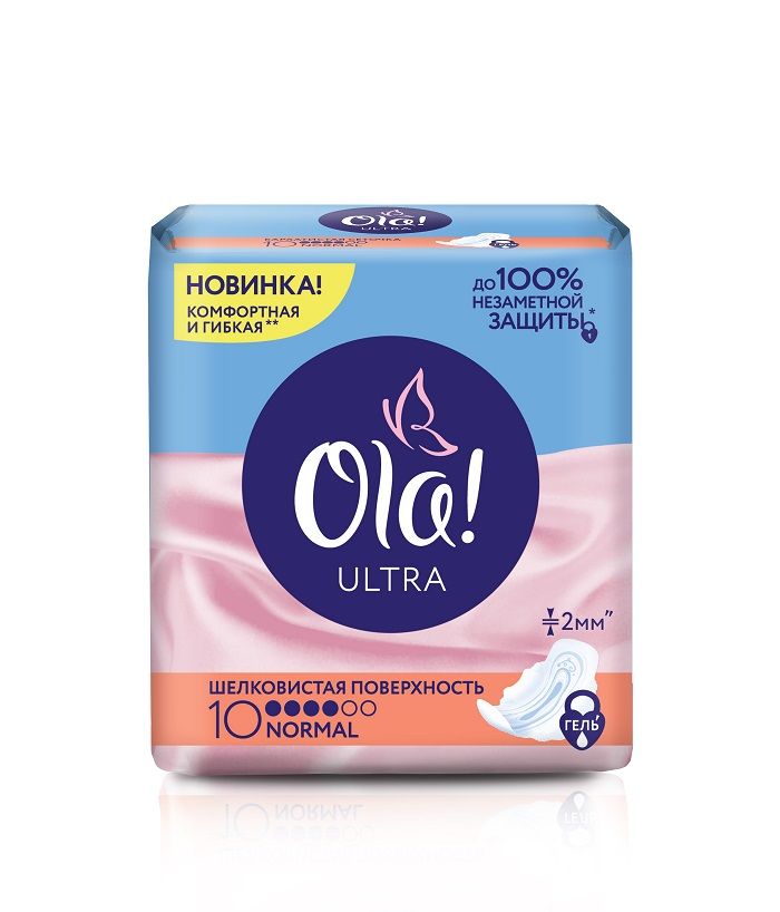 фото упаковки Ola! Ultra normal прокладки Шелковистая поверхность