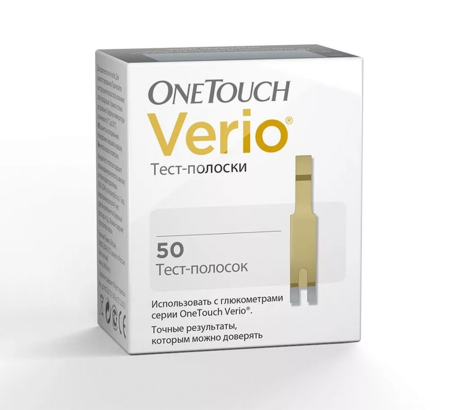 фото упаковки One Touch Verio Тест-полоски