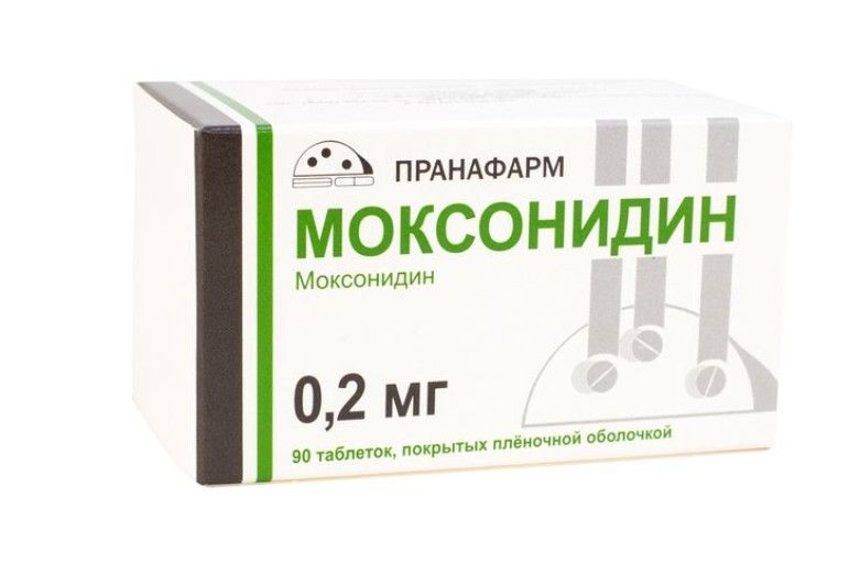 Моксонидин, 0,2 мг, таблетки, покрытые пленочной оболочкой, 90 шт. купить по цене от 451 руб в Мурманске, заказать с доставкой в аптеку, инструкция по применению, отзывы, аналоги, Пранафарм