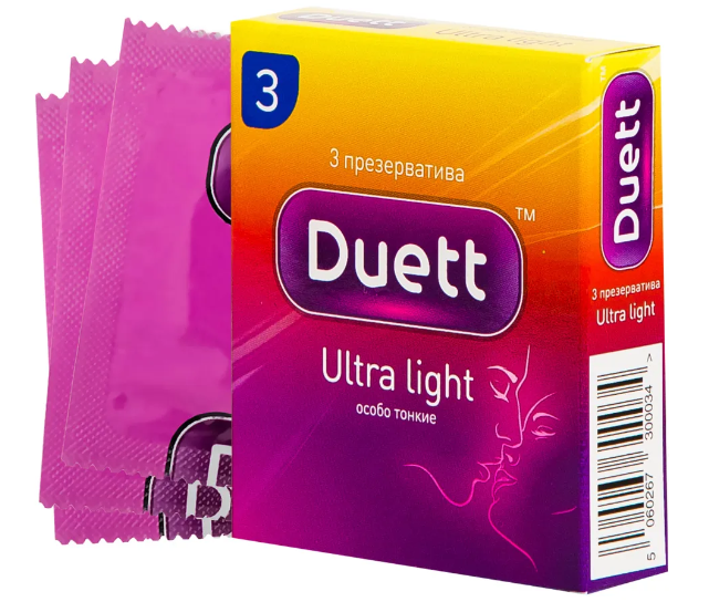 фото упаковки Презервативы Duett Ultra Light