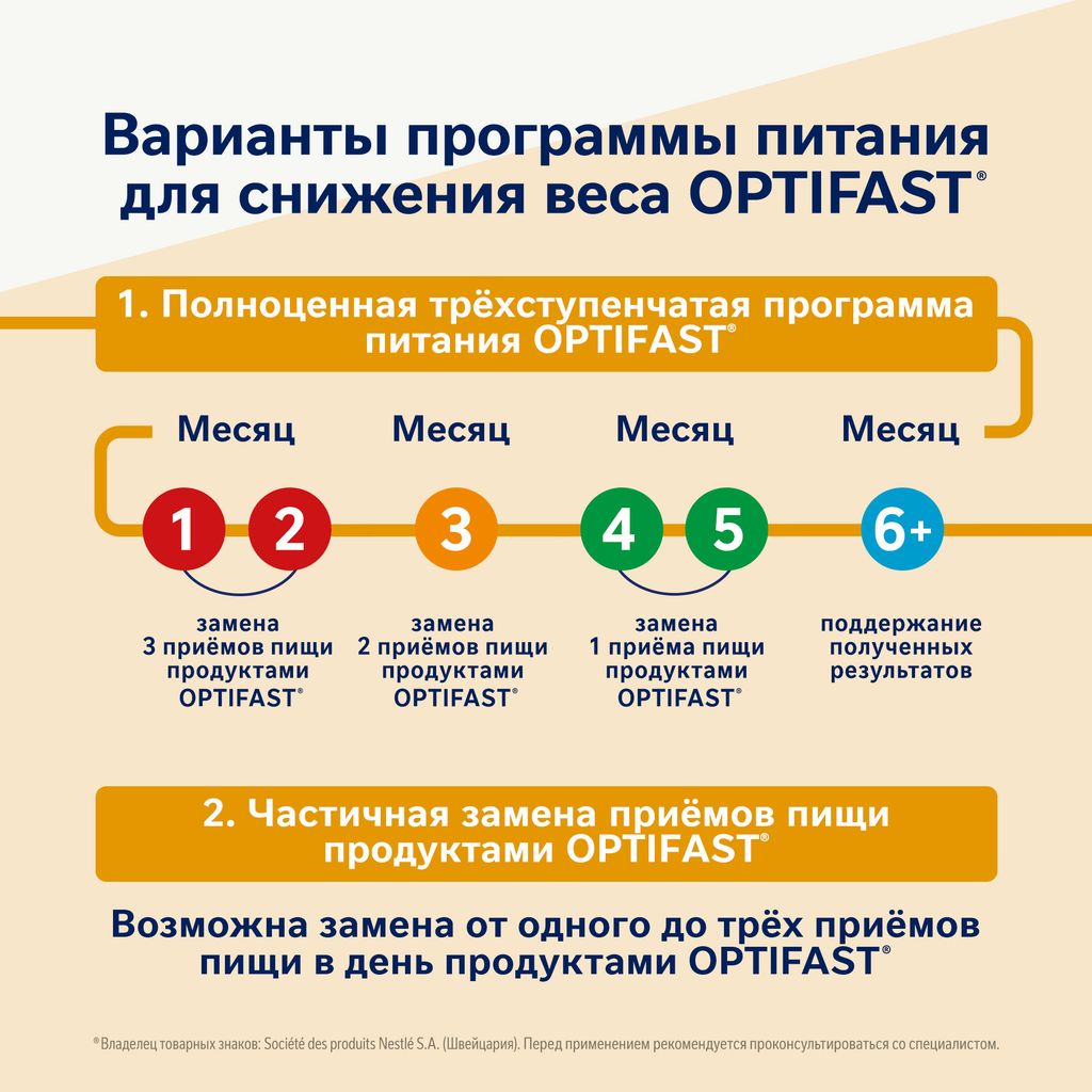 Optifast Диетическое лечебное энтеральное питание, для детей с 7 лет и взрослых, порошок, суп со вкусом курицы, 53 г, 8 шт.