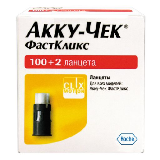 Accu-Chek FastClix Ланцеты, 102 шт.