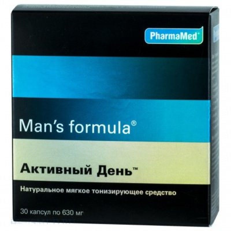 Man's formula Активный день, капсулы, 30 шт.