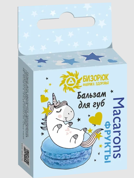 фото упаковки Бальзам для губ Макаронс Фрукты