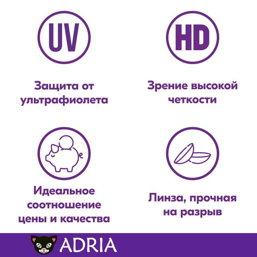 Adria Sport Контактные линзы ежемесячные, -5.50, 8.6, 6 шт.