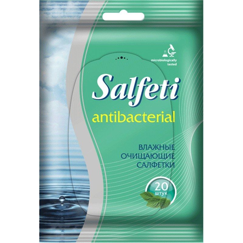фото упаковки Salfeti салфетки влажные антибактериальные
