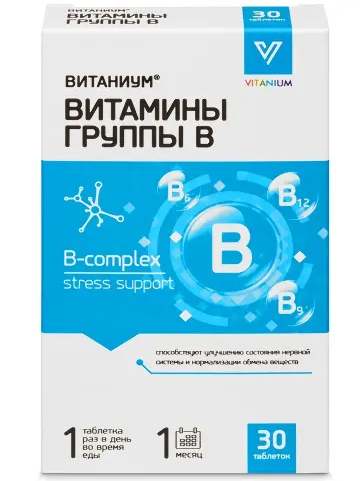 фото упаковки Витамины группы B Витаниум