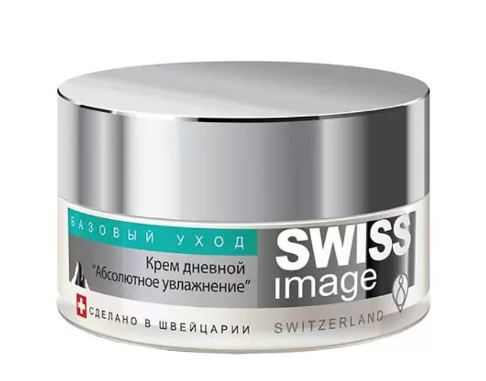 фото упаковки Swiss image Крем дневной абсолютное увлажнение, крем, для сухой и чувствительной кожи, 50 мл, 1 шт. фото упаковки Swiss image Крем дневной абсолютное увлажнение