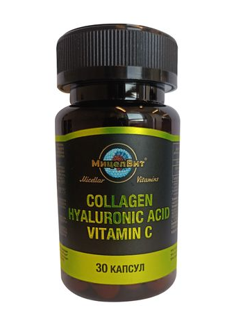 фото упаковки МицелВит Коллаген + Гиалуроновая кислота + Витамин С