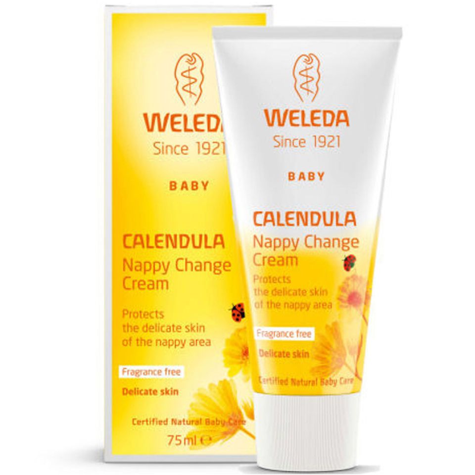 фото упаковки Weleda Крем для защиты кожи в области пеленания с календулой для младенцев