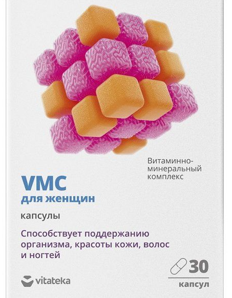 Витатека VMC Витаминно-минеральный комплекс для женщин, капсулы, 30 шт.