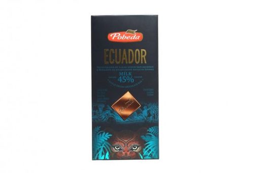 Шоколад Этнос Эквадор молочный, 45% какао, 100 г, 1 шт.
