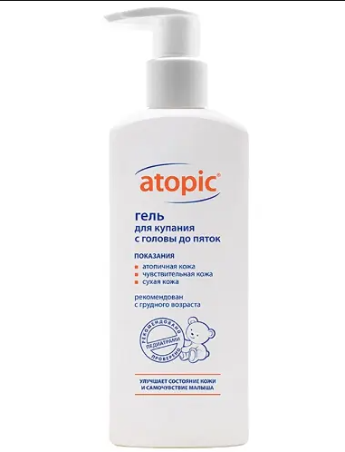 Atopic гель для купания, гель для душа, 250 мл, 1 шт.
