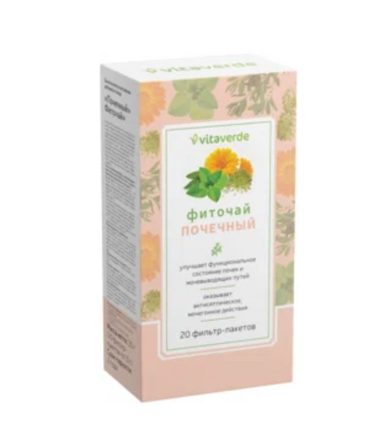 Vitaverde Фитосбор почечный, фиточай, 1.5 г, 20 шт.