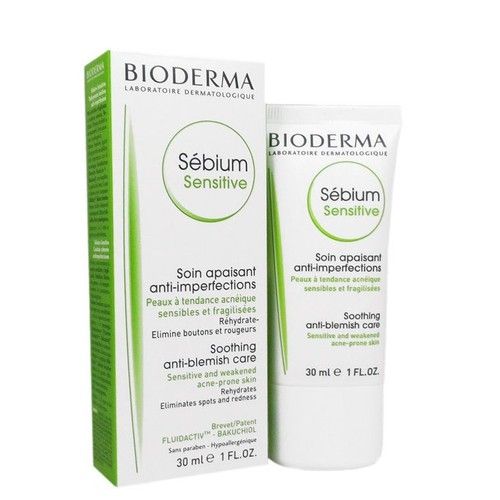 Bioderma Sebium Sensitive Крем, крем для лица, 30 мл, 1 шт.