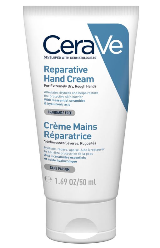 CeraVe Крем восстанавливающий для рук, крем для рук, для сухой и очень сухой кожи, 50 мл, 1 шт.
