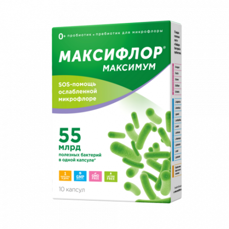 Максифлор Максимум, капсулы, 10 шт.