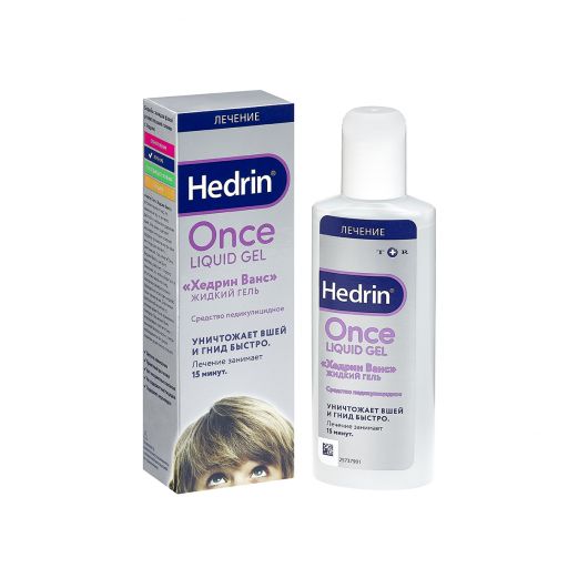 Hedrin Once средство педикулицидное, гель жидкий, 100 мл, 1 шт.