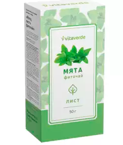 Vitaverde Мята лист, 50 г, 1 шт.