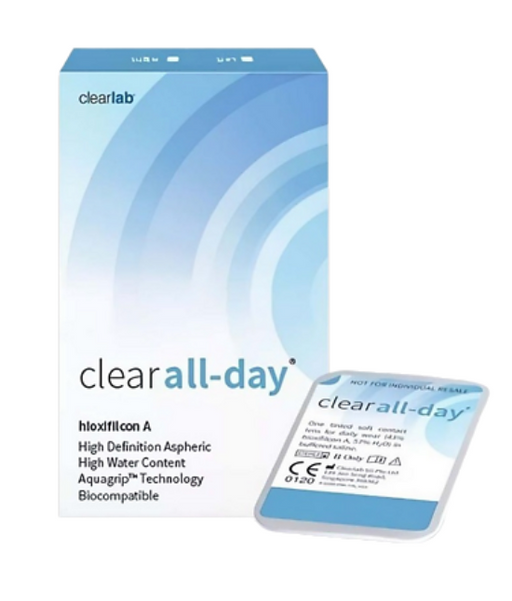 ClearLab Clear All-Day Линзы контактные, -1.00, 8.6, 6 шт.