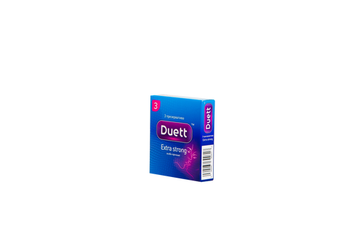 Презервативы Duett Extra Strong, Особо прочные, 3 шт.