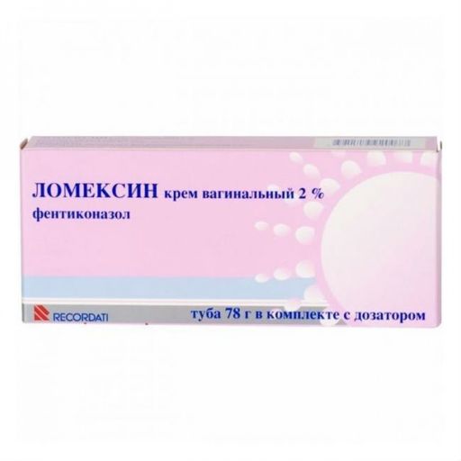 Ломексин, 2%, крем вагинальный, 78 г, 1 шт.