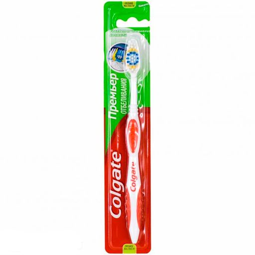 Colgate premier щетка зубная отбеливание средняя, щетка зубная, 1 шт.