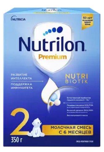 Nutrilon 2 Premium, смесь молочная сухая, 350 г, 1 шт.