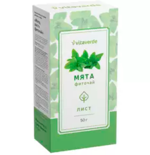 Vitaverde Мята перечная, фиточай, 1.5 г, 20 шт.