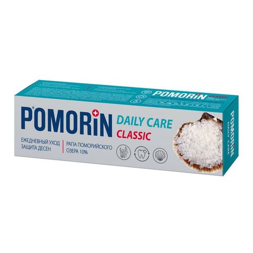 Pomorin Classic Ежедневный уход Зубная паста, паста зубная, 100 мл, 1 шт.
