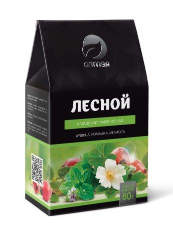 Чай Алтэя травяной Лесной, фиточай, 80 г, 1 шт.