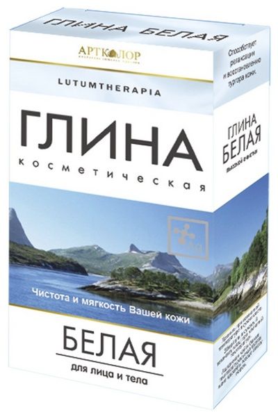 Lutumtherapia Глина белая косметическая, глина косметическая, 100 г, 1 шт.