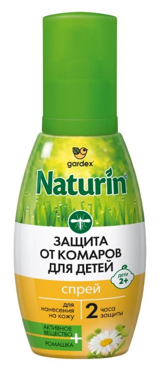 Gardex naturin Спрей от комаров, спрей, 75 мл, 1 шт.