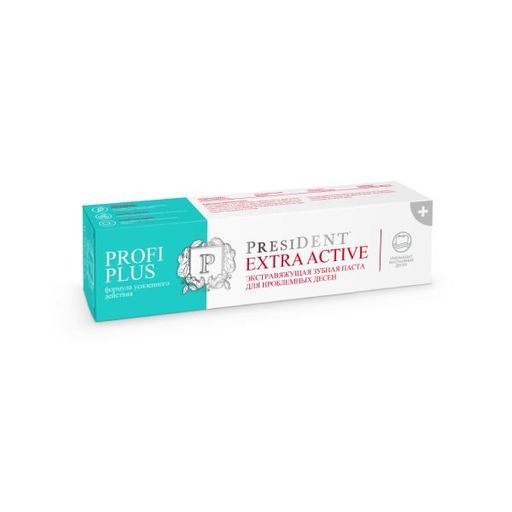 PresiDent Profi Plus Extra Active Зубная паста экстравяжущая, паста зубная, 30 мл, 1 шт.
