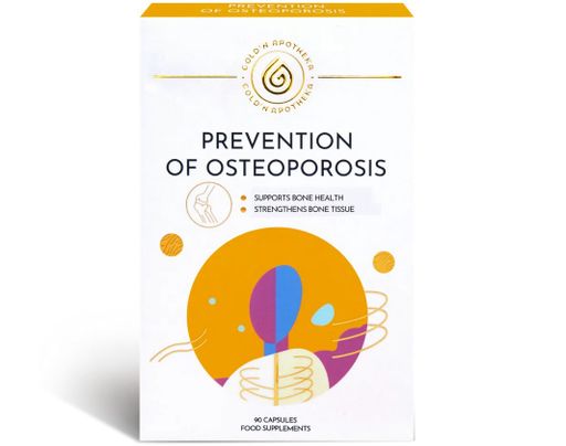 Gold'n Apotheka Prevention of Osteoporosis Профилактика остеопороза, капсулы, 90 шт.