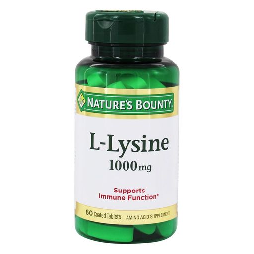 Natures Bounty L-лизин 1000 мг, 1000 мг, таблетки, 60 шт.