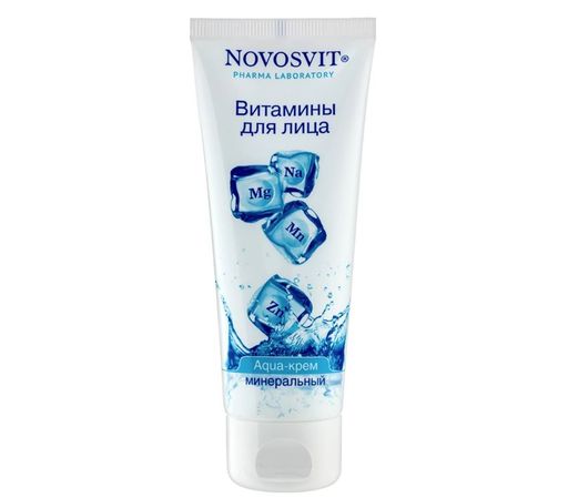 Novosvit Aqua-крем минеральный витамины для лица, 75 мл, 1 шт.