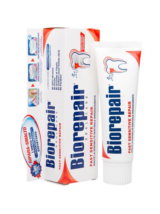 Biorepair Зубная паста для чувствительных зубов, паста зубная, 75 мл, 1 шт.