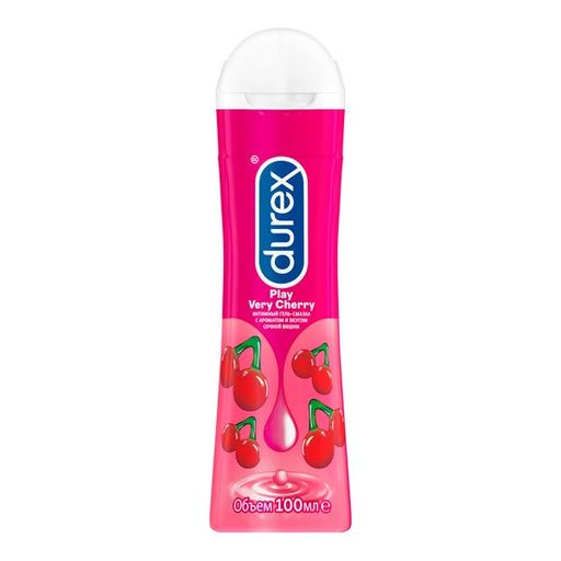 Гель-смазка Durex Play Very Cherry, гель, 100 мл, 1 шт.